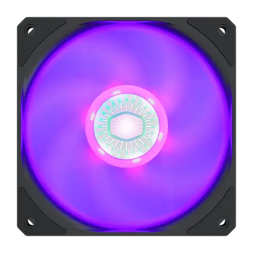 Ventilator CoolerMaster SickleFlow Edge, 120mm, RGB, 650-1800 RPM, 62 CFM (Negru)