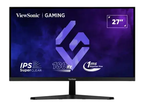 Monitor Gaming IPS LED ViewSonic 27inch VX27G1-HD, Full HD (1920 x 1080), HDMI, DisplayPort, 180 Hz, 1 ms (Negru)