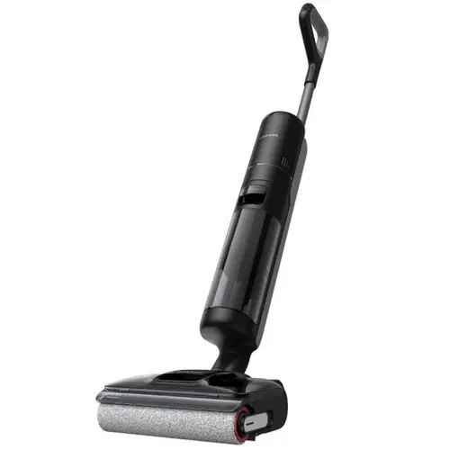 Aspirator vertical Dreame H12 Pro Flexreach, Autonomie 35 minute, 300 W, 18.000 Pa, Rezervor 0.9 l, Ecran LED (Negru)