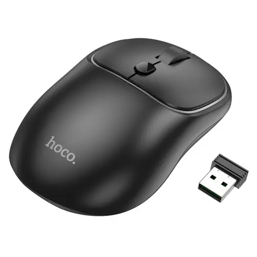 Mouse Wireless HOCO GM25, 1600 DPI (Negru)