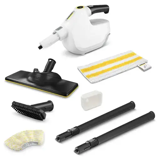 Aparat de curatat cu abur Karcher SC 1 Multi, 1300W, 200 ml (Alb/Negru)
