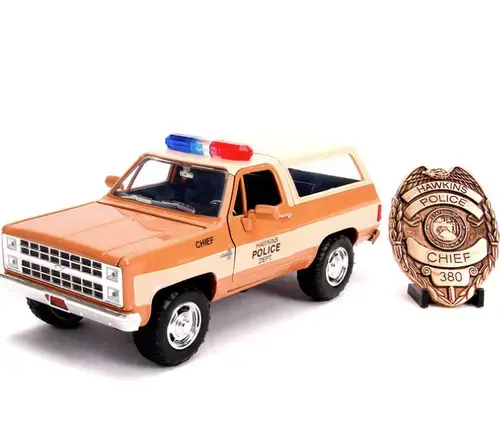 Macheta metalica - Stranger Things, 1980 Chevy Police K5 (Multicolor)