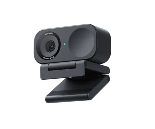 Camera web Insta360 Link 2C Standard Edition, 4K, 30 fps, Microfon cu reducere zgomot AI, Zoom 4x (Negru)