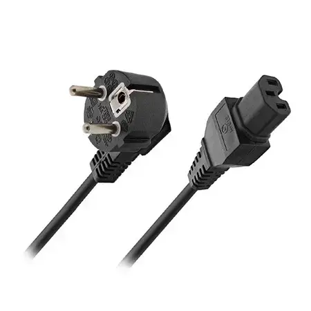 Cablu alimentare Logilink KOM-CP105, C15, 1.8 m (Negru)