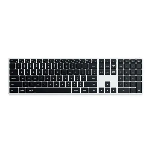 Tastatura  Satechi Slim X3, Bluetooth, Retroiluminata (Argintiu)