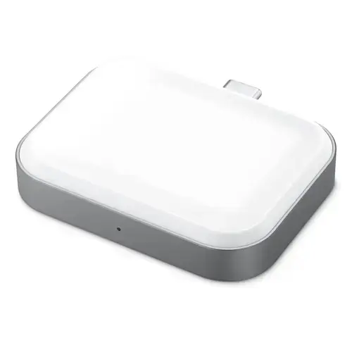 Incarcator Satechi pentru Apple Watch si AirPods USB-C, 2.5 W (Alb)