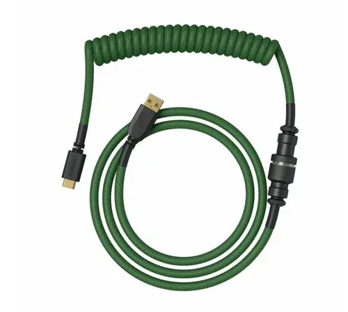 Cablu pentru tastatura mecanica Glorious GATA-2817, USB-A - USB-C (Verde)