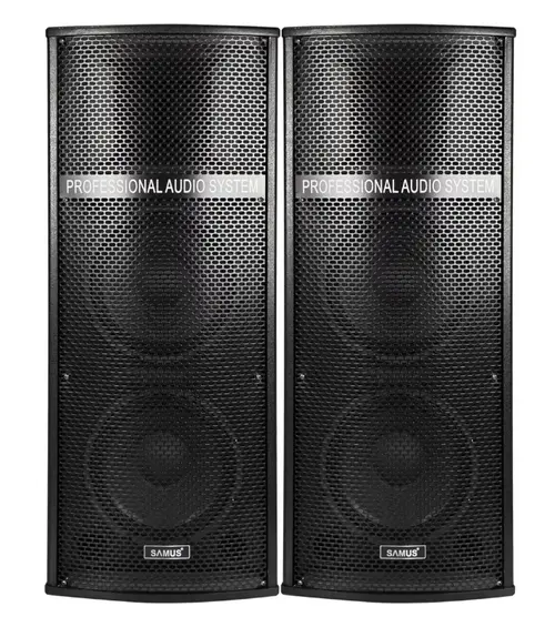 Set boxe audio Samus Twin Sound 22 Pro, Putere RMS 2×120 W / de iesire 2×250 W / PMPO 4000 W, Egalizatoare pe 7 benzi, Fm Radio, Bluetooth 5.0, 2 x Mufa intrare microfon (Negru)