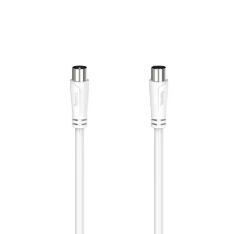 Cablu coaxial Hama 205050, 15m (Alb)