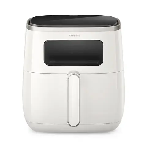 Friteuza cu aer cald Philips Seria 3000 HD9257/20, 5.6 l, 8 programe, 1700 W, Timer 60 minute (Alb)