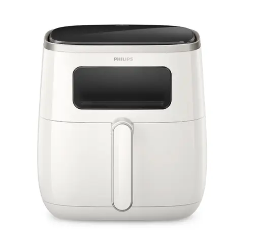 Friteuza cu aer cald Philips Seria 3000 HD9257/20, 5.6 l, 8 programe, 1700 W, Timer 60 minute (Alb)