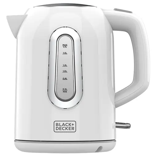 Fierbator apa Black+Decker BXKE2204E, 2200 W, 1.7 L (Alb)