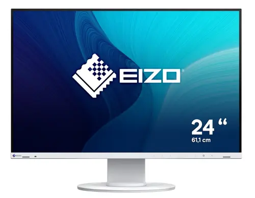 Monitor IPS LED 24.1inch EIZO EV2410R-WT, WUXGA (1920 x 1200), VGA, DVI, HDMI, DisplayPort, Boxe, Pivot (Alb)