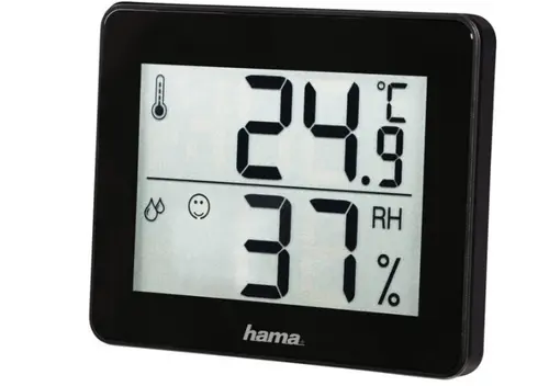 Termometru / higrometru de camera Hama TH-130 (Negru)
