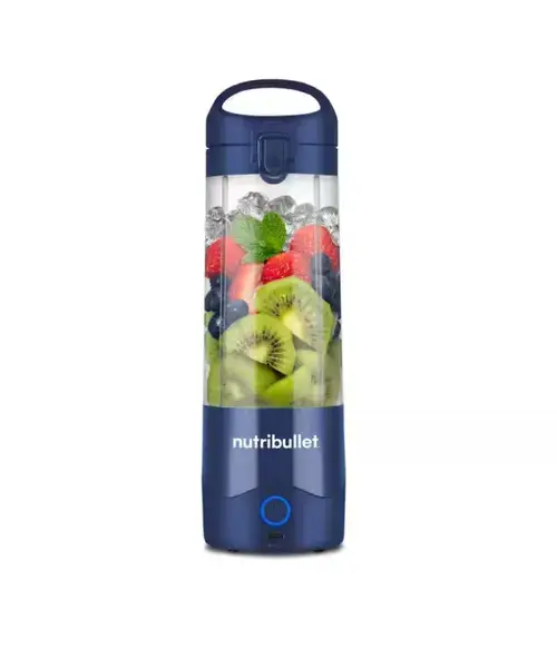 Blender portabil NUTRIBULLET NBP003NBL, 0.475l, 1 treapta viteza, USB-C (Albastru)