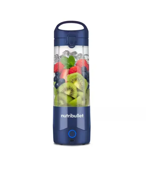 Blender portabil NUTRIBULLET NBP003NBL, 0.475l, 1 treapta viteza, USB-C (Albastru)
