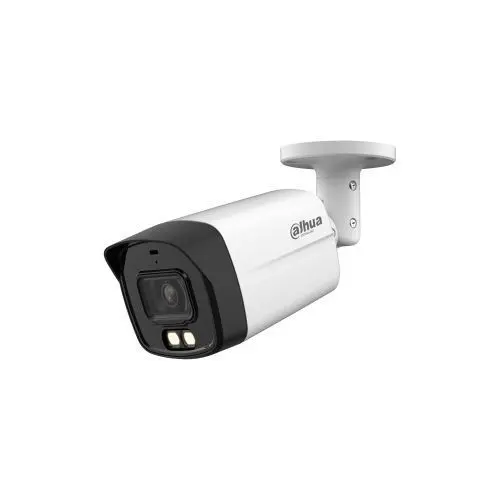Camera supraveghere exterior cu iluminare duala Dahua Smart Dual Light HAC-HFW1200TLM-IL-A-0360B-S6, 2 MP, IR/lumina alba 40 m, 3.6 mm, microfon