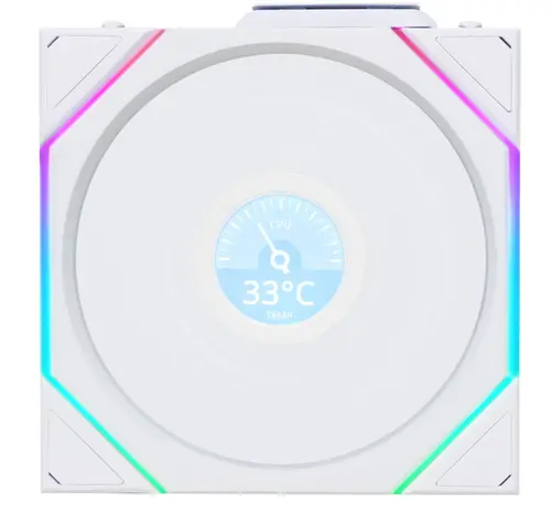 Ventilator Lian Li UNI FAN TL LULI-116, Reverse Blade, aRGB, PWM, 120mm (Alb)