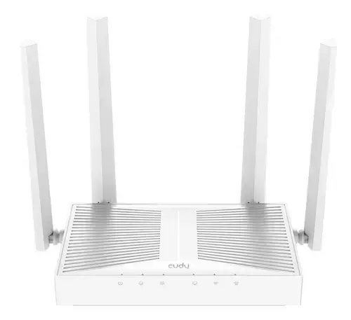 Router Wireless Cudy WR3000E, AX3000, Dual-Band, Wi-Fi 6, Dual-Core 1.3GHz, 128MB/256MB Flash/RAM, Cudy Mesh (Alb)
