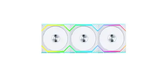 Set 3 ventilatoare Lian Li UNI FAN SL LULI-092, aRGB, PWM, Fan, 120 mm (Alb)