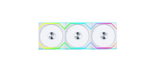 Set 3 ventilatoare Lian Li UNI FAN SL LULI-092, aRGB, PWM, Fan, 120 mm (Alb)