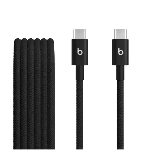 Cablu de date Apple Beats MDGA4, USB-C la USB-C, 1.5 m (Negru)