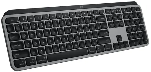 Tastatura Logitech MX Keys S pentru Mac, Bluetooth (Gri/Negru)