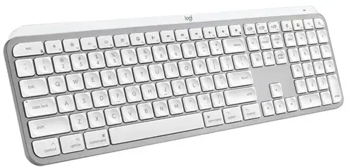 Tastatura Logitech MX Keys S pentru Mac, Bluetooth (Gri/Alb)