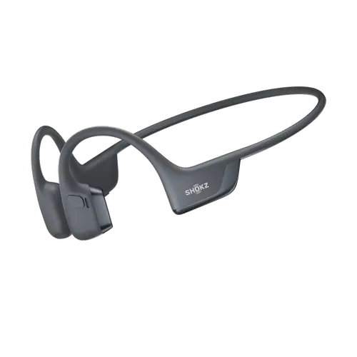 Casti alergare wireless Shokz OpenRun Pro 2, Bluetooth, Conductie osoasa, Autonomie 12 ore, IP55 (Negru)