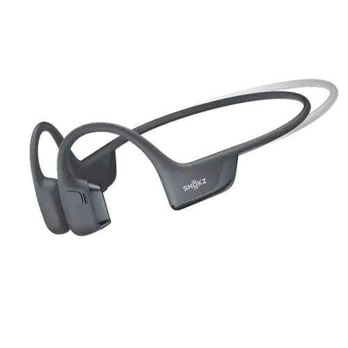 Casti alergare wireless Shokz OpenRun Pro 2 Mini, Bluetooth, Conductie osoasa, Autonomie 12 ore, IP55 (Negru)