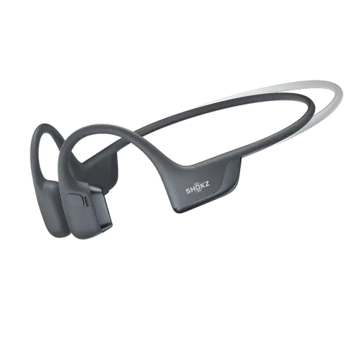 Casti alergare wireless Shokz OpenRun Pro 2 Mini, Bluetooth, Conductie osoasa, Autonomie 12 ore, IP55 (Negru)