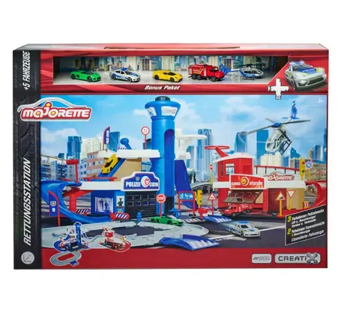 Set de joaca Majorette - Sectiile de salvare (Multicolor)