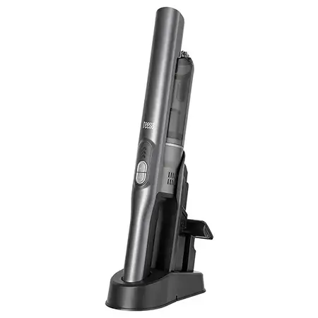 Aspirator de mana Teesa TSA5017, 200 W, Filtru HEPA, Recipient 0.2 l, Autonmie 35 minute (Negru)