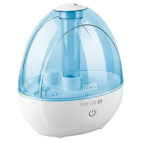 Umidificator Teesa Ultrasonic Pure Life 40 TSA8063, 1.8 l, 12 W, 30 dB, 60-120 ml/h (Alb/Albastru)