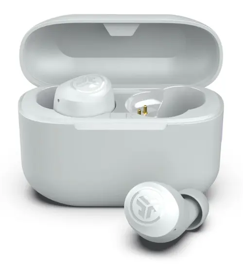 Casti True Wireless JLAB GO Air Pop Plus, Bluetooth, Microfon (Alb)