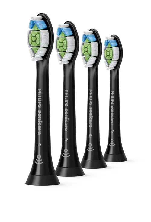 Rezerve periuta de dinti electric Philips Sonicare Optimal White HX6064/88, 4 bucati (Negru)