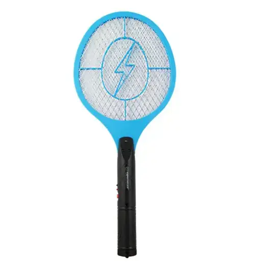 Paleta electrica anti-insecte Esperanza Lightning EHQ009, 3W, 21.5cm (Negru/Albastru)