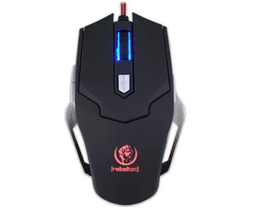 Mouse Gaming Rebeltec Falcon, Wired, USB, 2400 dpi (Negru)
