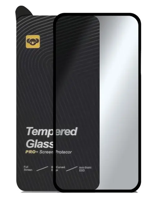 Folie de protectie Ecran Bear PRO+ pentru Realme C75 / 14x, Sticla Securizata, Full Glue, Neagra