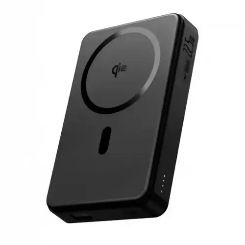 Baterie Externa Wireless Baseus Airpow2 Qi2 P10080000123-00, 10000mAh, USB-A/22.5W, USB-C/20W, QI/15W (Negru)