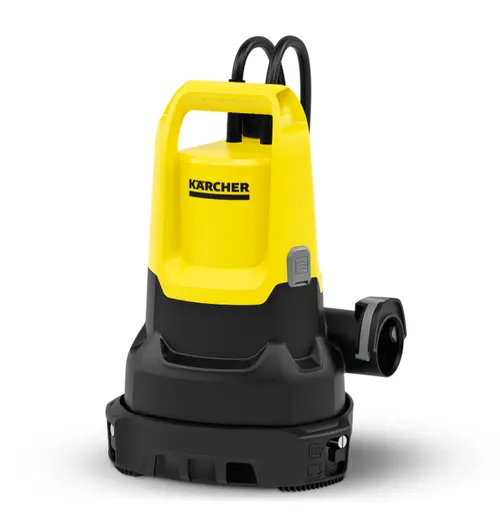 Pompa submersibila cu aspiratie plana pentru ape murdare Karcher 1.645-832.0, 0.9 bari, inaltime pompare 9 (Negru/Galben)