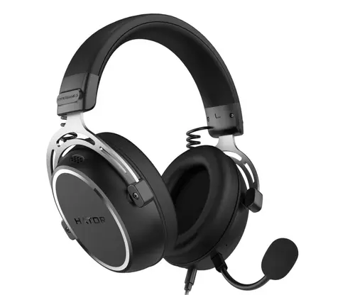 Casti cu fir Hator Hypergang 3, jack 3.5 mm (Negru)