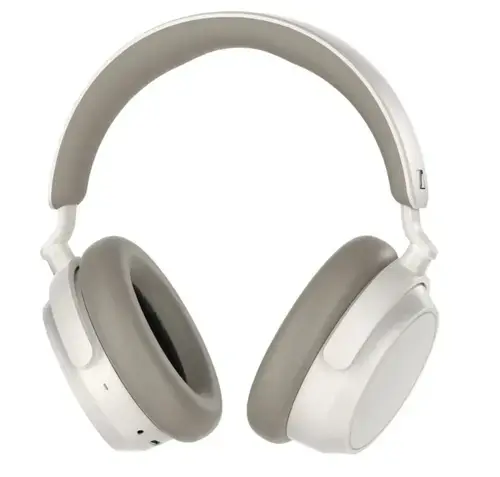 Casti Stereo Wireless Sennheiser Accentum Plus, Bluetooth, Hybrid ANC, Autonomie 50 ore, Microfon (Alb)