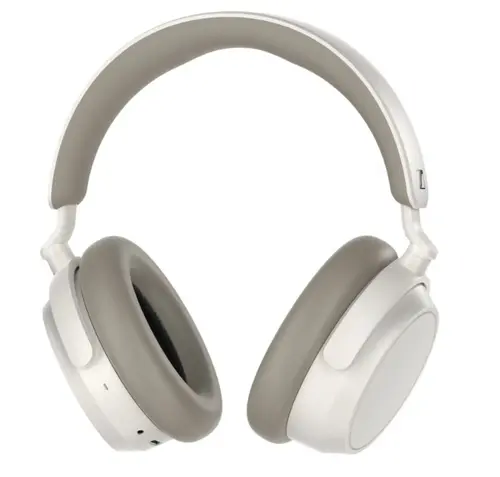Casti Stereo Wireless Sennheiser Accentum Plus, Bluetooth, Hybrid ANC, Autonomie 50 ore, Microfon (Alb)