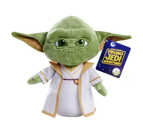 Jucarie de plus Disney Young Jedi Adventures - Maestrul Yoda (Verde/Alb)