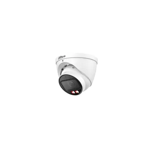 Camera supraveghere exterior IP Dome cu iluminare duala Dahua WizSense IPC-HDW2849T-ZS-IL-27135, 8 MP, 2.7 mm - 13.5 mm motorizata, IR/lumina calda 40 m, microfon, slot card, PoE