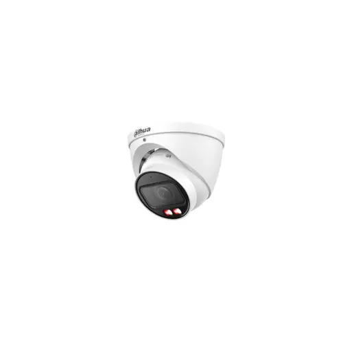 Camera supraveghere exterior IP Dome cu iluminare duala Dahua WizSense IPC-HDW2849T-ZS-IL-27135, 8 MP, 2.7 mm - 13.5 mm motorizata, IR/lumina calda 40 m, microfon, slot card, PoE