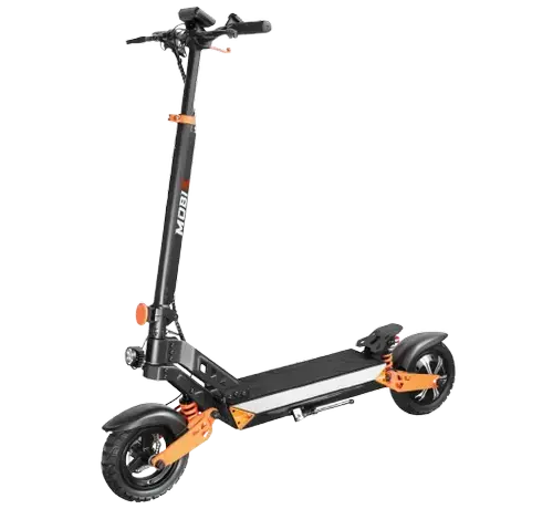 Trotineta electrica pliabila MOBIX D2, roti 10inch, motor 500W, autonomie 35-50km, viteza maxima 45km/h, baterie 48V/15Ah, aplicatie mobila dedicata Tuya (Negru)