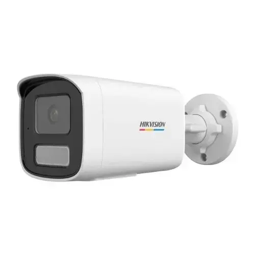 Camera supraveghere exterior IP Hikvision 2MP, ColorVu, IR 50m, Lumina Alba 50m, Microfon, PoE, IP67, lentila fixa 4mm - DS-2CD1T27G2H-LIU(4mm)