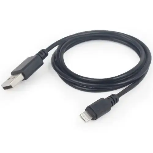 Cablu alimentare si date Gembird CC-USB2-AMLM-1M, USB 2.0 (T) la tip Lightning (T), 1m, Negru